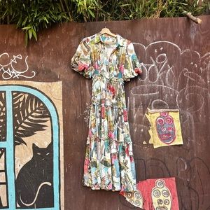 Derek Lam 10 Crosby Travel boho maxi dress. Small